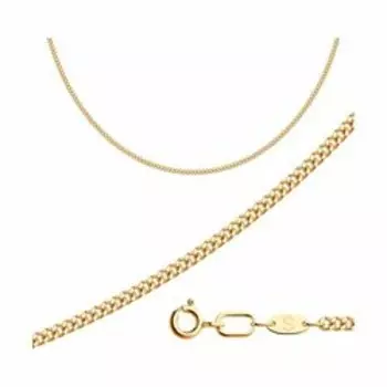 Цепь из золота, плетение панцирное, 585 проба