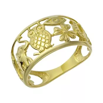 Кольцо из желтого золота