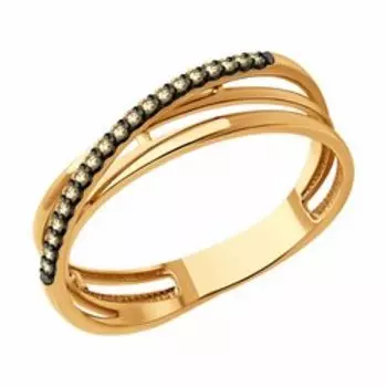 Кольцо из золота с бриллиантами