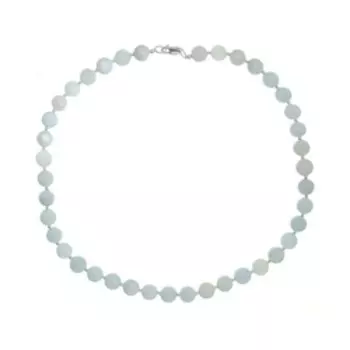 Колье из аквамарина