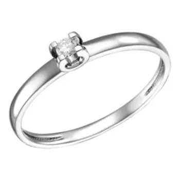 Платиновое кольцо с бриллиантом