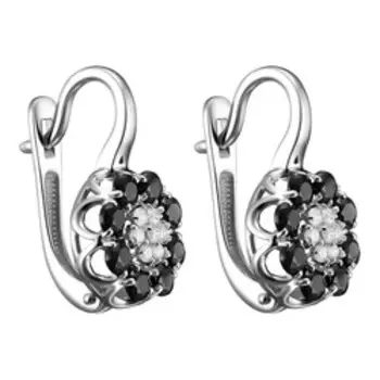 Платиновые серьги 950 пробы