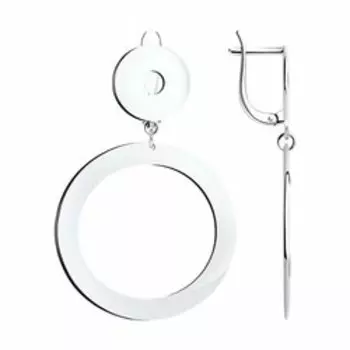 Серьги из серебра