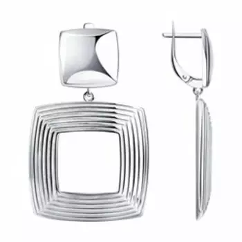 Серьги из серебра