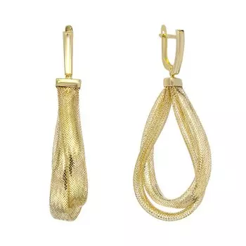 Серьги из желтого золота