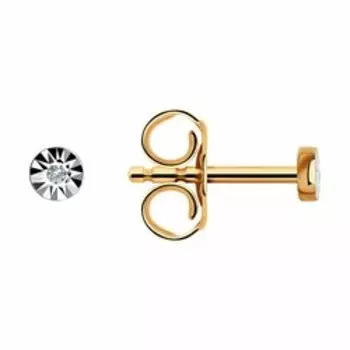 Серьги из золота с бриллиантами