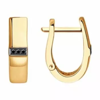 Серьги из золота с бриллиантами