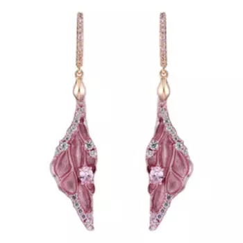 Серьги с элементами из драг.металла