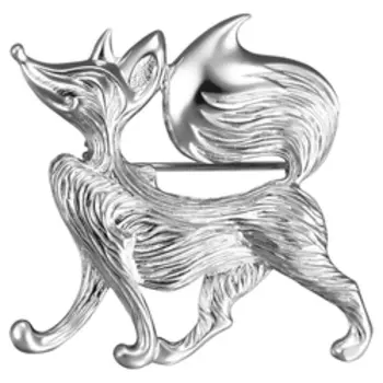 Серебряная брошь-подвеска 925 пробы