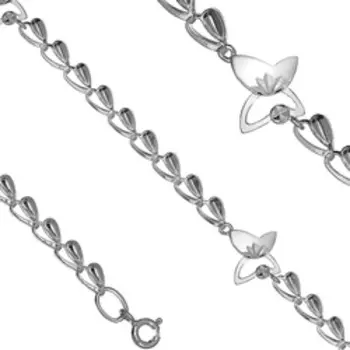 Серебряная цепь 925 пробы