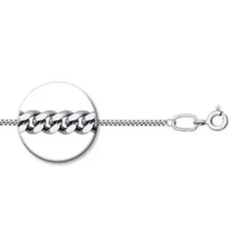 Серебряная цепь плетение "Панцирное"