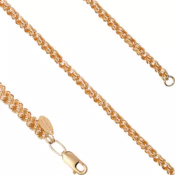 Серебряная цепь плетение "Роза"