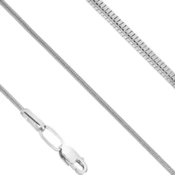 Серебряная цепь плетение "Снейк"