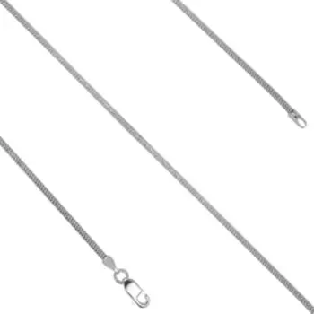 Серебряная цепь плетение "Снейк"