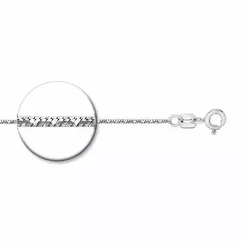 Серебряная цепь плетение "Снейк"