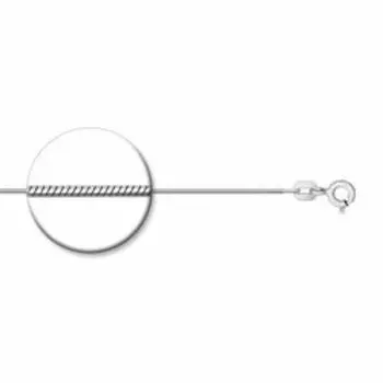 Серебряная цепь плетение "Снейк"