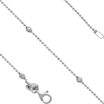 Серебряная цепь с алмазной обработкой