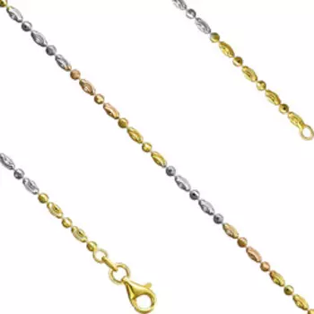 Серебряная цепь с алмазной обработкой