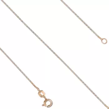 Серебряная цепь с алмазной обработкой плетение "Снейк"