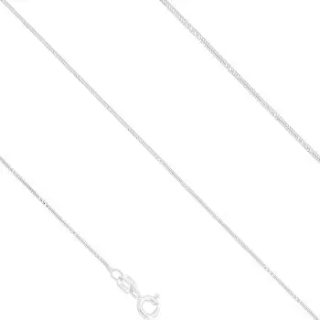 Серебряная цепочка плетение "Снейк"