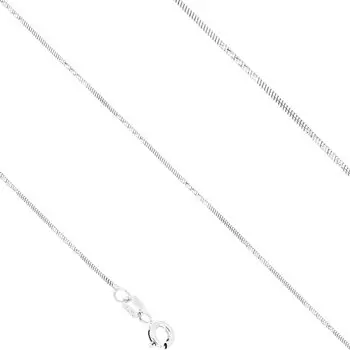 Серебряная цепочка плетение "Снейк"