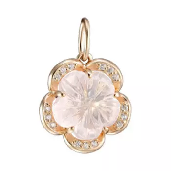 Серебряная подвеска "Цветок"