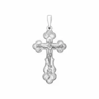 Серебряная подвеска-крест
