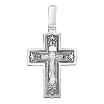 Серебряная подвеска-крест 925 пробы