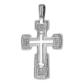 Серебряная подвеска-крест 925 пробы