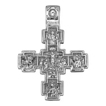 Серебряная подвеска-крест 925 пробы