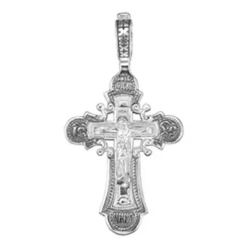 Серебряная подвеска-крест 925 пробы