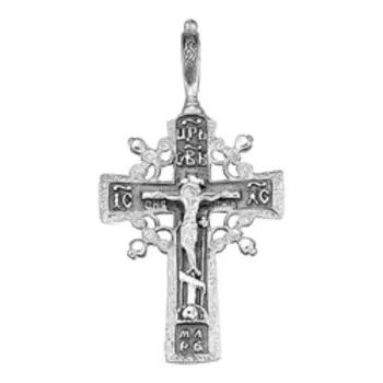 Серебряная подвеска-крест 925 пробы