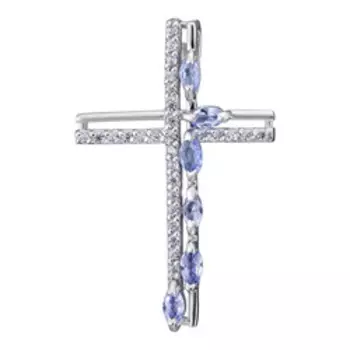 Серебряная подвеска-крест 925 пробы