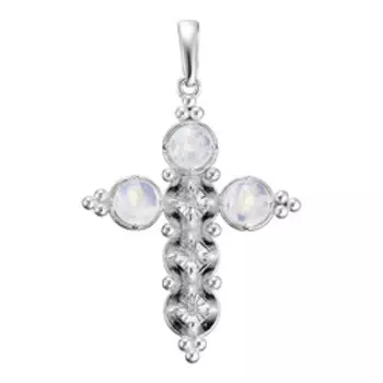 Серебряная подвеска-крест 925 пробы