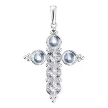 Серебряная подвеска-крест 925 пробы