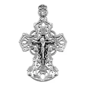 Серебряная подвеска-крест 925 пробы