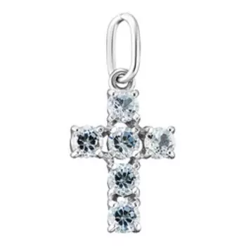 Серебряная подвеска-крест 925 пробы