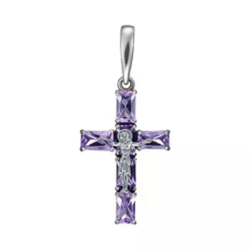 Серебряная подвеска-крест 925 пробы