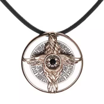 Серебряная подвеска на шнурке 925 пробы