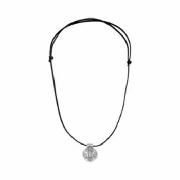 Серебряная подвеска на шнурке "Нерушимая стена"