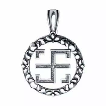 Серебряная подвеска-оберег "Всеславец"