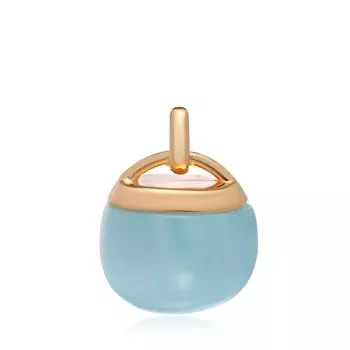 Серебряная подвеска с аквамарином