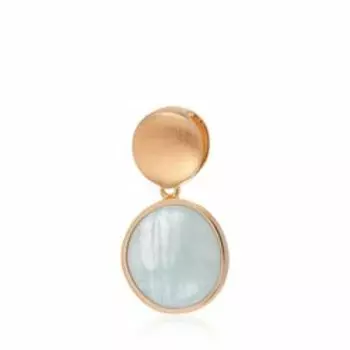 Серебряная подвеска с аквамарином