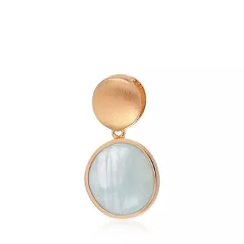 Серебряная подвеска с аквамарином