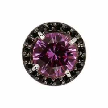 Серебряная подвеска с александритом и шпинелью