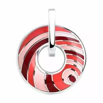 Серебряная подвеска с эмалью