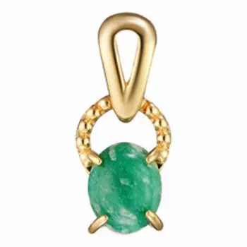 Серебряная подвеска с амазонитом