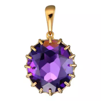 Серебряная подвеска с аметистом