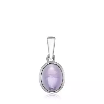 Серебряная подвеска с аметистом
