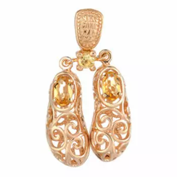 Серебряная подвеска с цитринами "Чудо Спиридона"